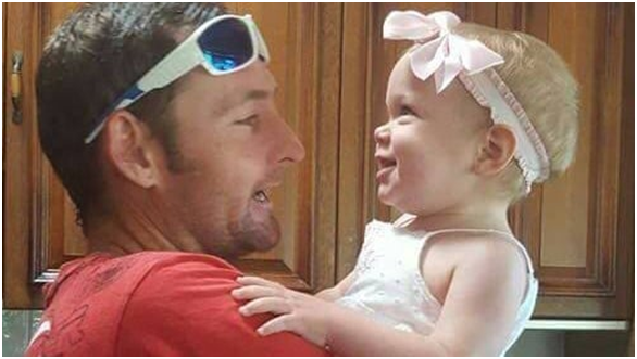 Doting dad Adam Emery is facing an uncertain future after being diagnosed with silicosis at just 36. Photo: Facebook